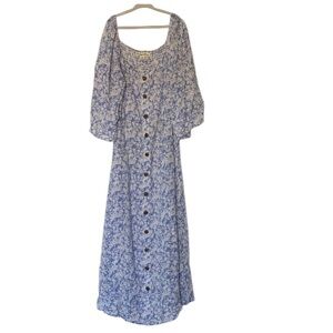 Indigo women’s floral long dress